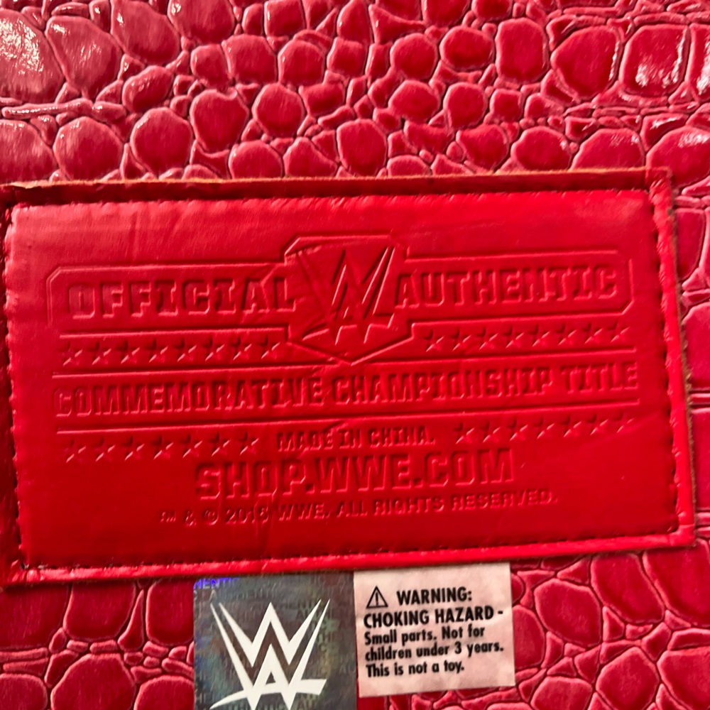 WWE World Heavyweight Championship Retro Official Authentic Title Belt - Picture 6 of 10